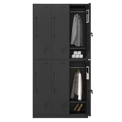 凌迪星黑色6门更衣柜900*500*1850mm台