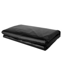 申伟浩 黑色加厚平口垃圾袋/包 50*60cm 50只/包