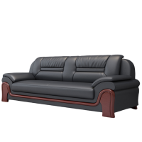 锁匠 商务沙发三人位张