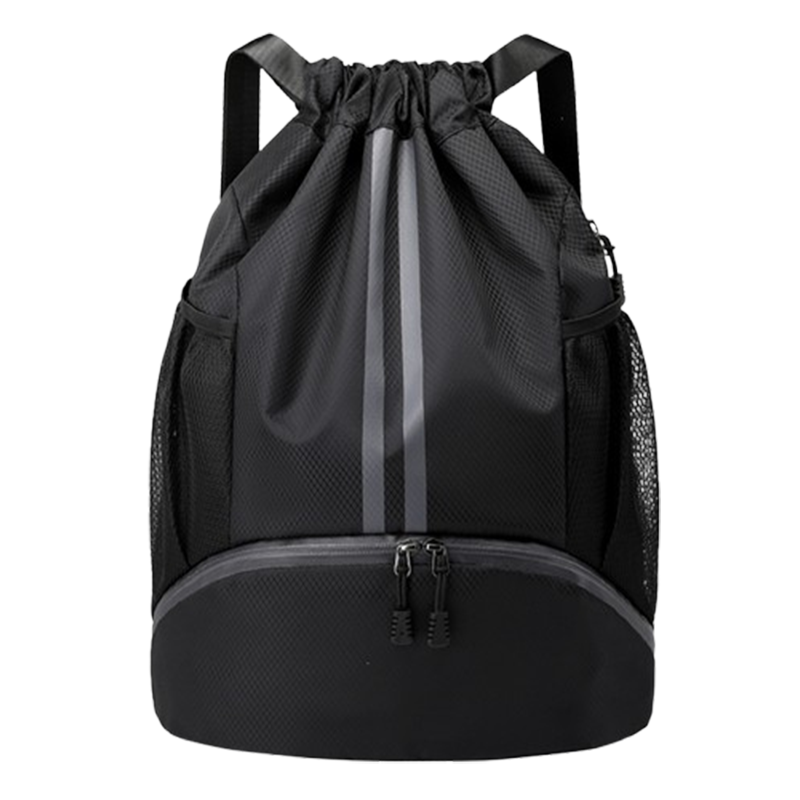 魅扣篮球包游泳包干湿分离泳衣收纳袋运动背包训练健身束口抽绳双肩包