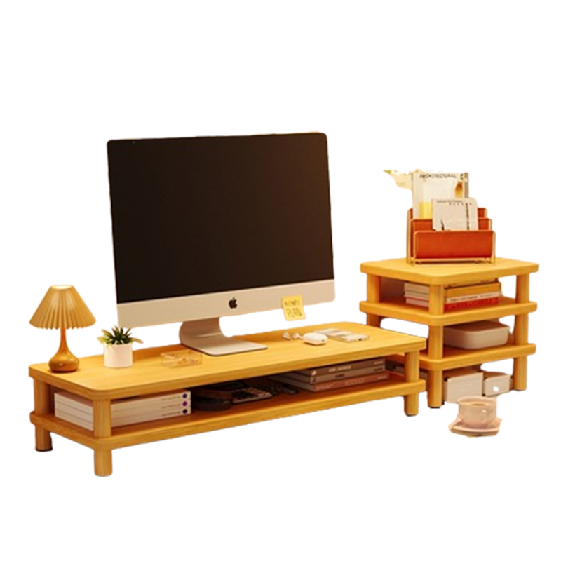 台式电脑增高架显示器增高架工位显示屏底座台式支架桌面键盘托架办公室显示屏垫高桌面收纳架办置物架