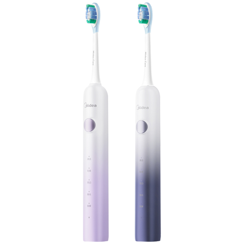 美的电动牙刷80天长续航高效清洁牙齿便携式牙刷YM3(颜色随机)