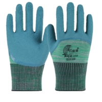 盛港 浸胶劳保手套12双/包 防滑耐磨橡胶 工地施工建筑SG-618 120双