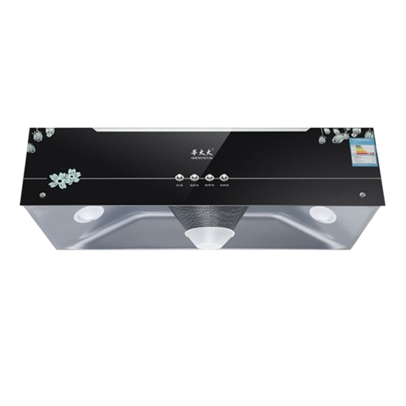 纳丽雅(Naliya)小型出租房抽油烟机家用厨房吸油烟机简易中式顶吸式油烟机_单抽按键含油电机不配烟管