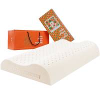 POKALEN乳胶枕头正品泰国乳胶枕护颈椎睡觉专用进口天然橡胶硅胶