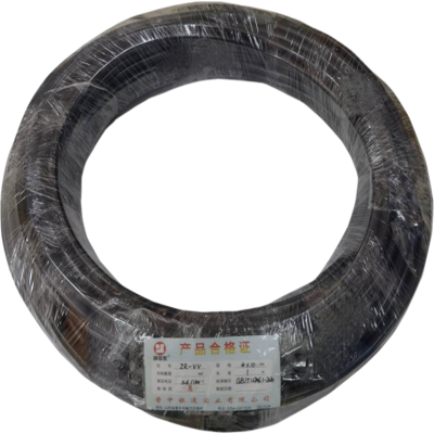 康菲索 阻燃电力电缆 ZR-VV-4*10平方 黑色 米