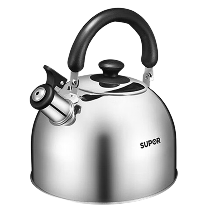 苏泊尔烧水壶4L加厚鸣笛水壶304不锈钢烧水壶ES40HS01