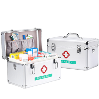 麒霁 铝合金收纳药箱 中号12寸 AG002