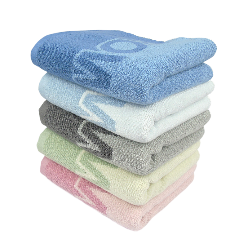 莺歌 A类纯棉素色毛巾两条装75*35(±2)cm*2(颜色随机) 盒