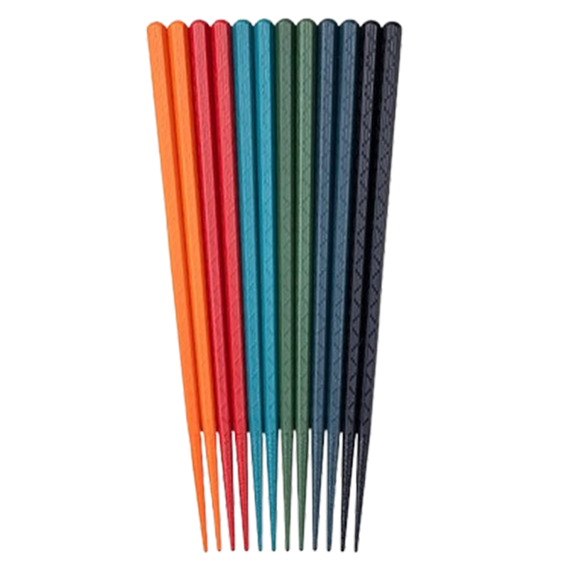 苏泊尔筷子套装合金筷防滑防霉耐高温6双装TK2061E