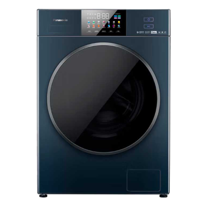 松下(Panasonic)XQG120-EA228滚筒洗衣机12公斤洗洪一体机彩屏 纳诺怡护衣技术光动银除菌 水氧泡沫净