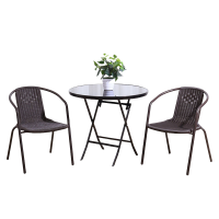 鑫龙悦庭院桌椅 1桌2椅 套