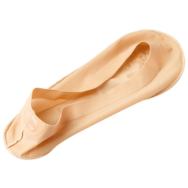 浪莎LangSha女士船袜女春夏季秋冰丝薄款浅口硅胶防滑单鞋隐形袜子2双