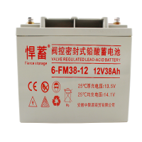 12V38AH阀控式免维护蓄电池电瓶直流屏UPS安防通讯EPS电源6FM38-12