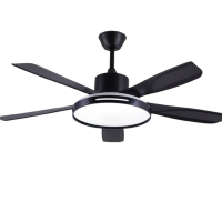 古达风扇灯吊扇灯客厅饭餐厅风扇吊灯一体电扇灯复古吸顶灯