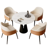 华立伟洽谈桌一桌四椅套