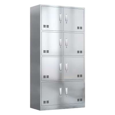 曌梵不锈钢储物柜八门台