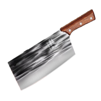 龙泉刀具厨房切菜刀锋利正品家用锻打砍骨头手工斩切刀厨师8177