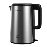 九阳电热水壶1.7L大容量大功率速热烧水壶电水壶不锈钢色K17-F10