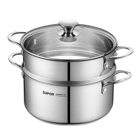 苏泊尔蒸锅24cm蒸煮多用汤锅双层蒸锅EZ24SAS02