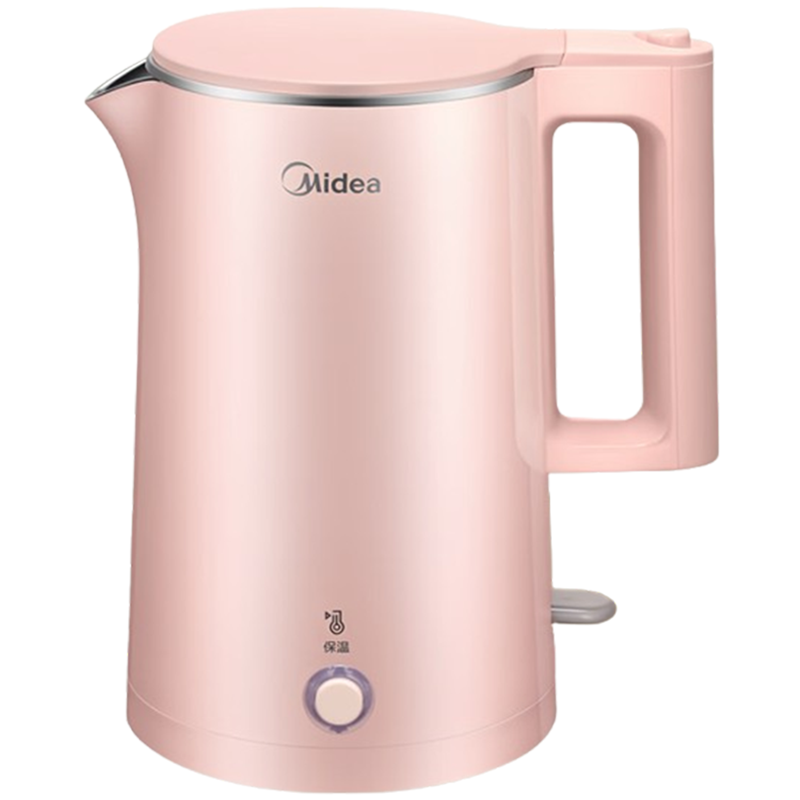 美的电热水壶1.5L智能自动断电大功率快速沸腾电热水壶MK-SH15E516