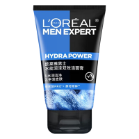 欧莱雅洁面膏男士水能润泽双效控油补水保湿洗面奶100ml