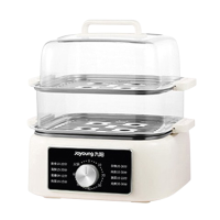 九阳电蒸锅10L电煮锅双层蒸格定时电蒸锅DZ100HG-GZ605