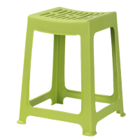 茶花A0838P塑料凳子加厚客厅高凳踩脚凳方凳餐桌书桌椅子家用凳防滑承重收纳凳