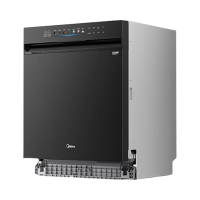 [政府补贴]美的嵌入式洗碗机万向X6Max 16套一级容积率105℃热风烘干四星消毒一键单消毒UV杀菌洗消一体机