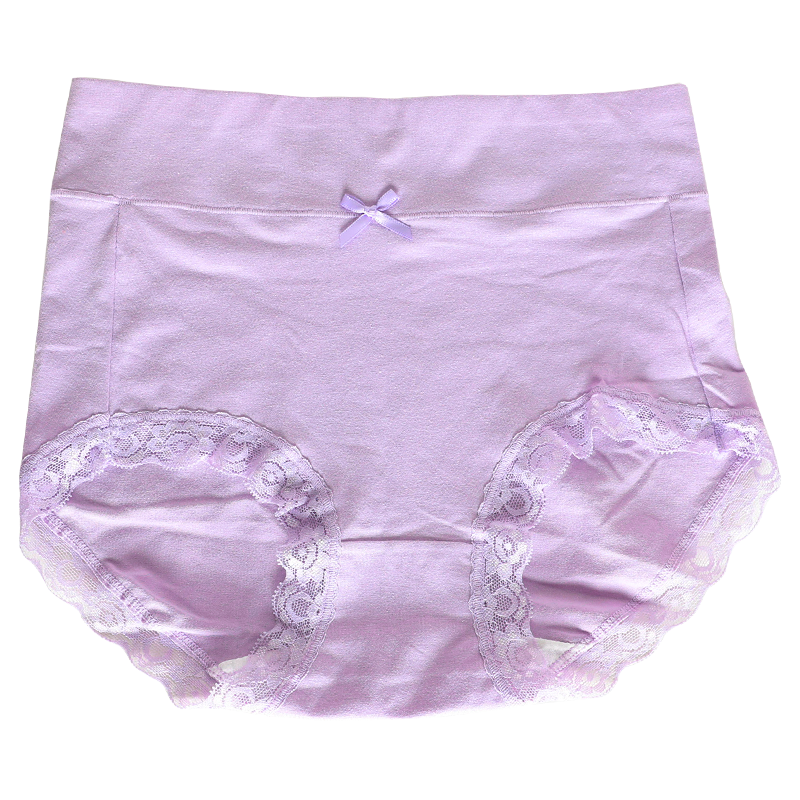 信虹牧 女士内裤蕾丝纯棉抗菌 高腰 条