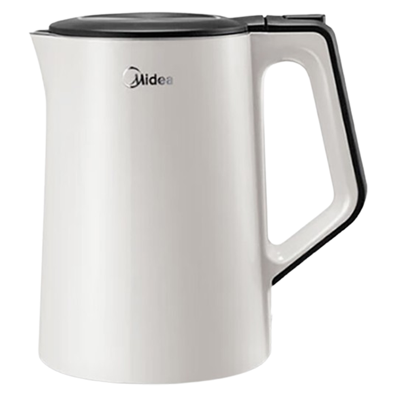 美的电水壶1.5L不锈钢全自动双层防烫烧水壶MK-HJ1522