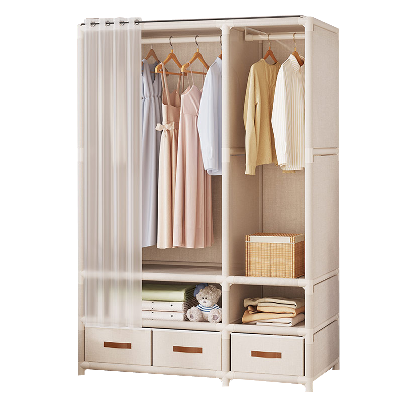 厨房置物架落地多层收纳柜子微波炉家用带门多功能橱柜防尘储物柜