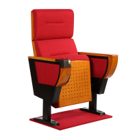 鑫金虎礼堂椅报告厅带写字板固定脚 五连排单位价