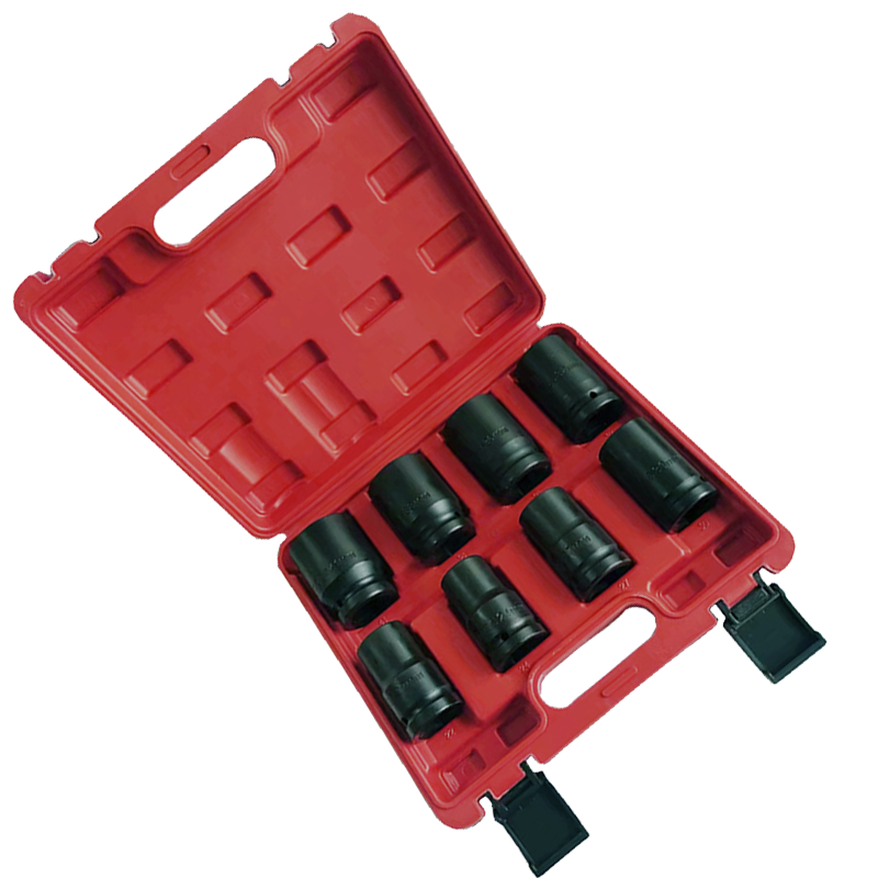 培儒 1"六角套筒8件套组合套装 PR-1-8 (单位:套)