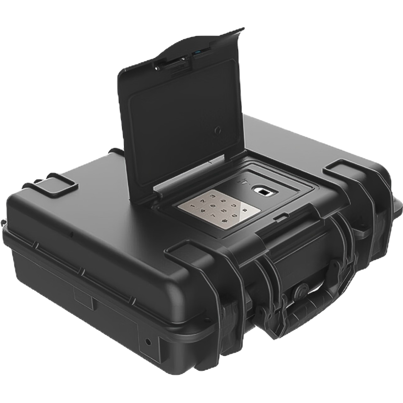 五星盾 智能指纹锁安全防护箱 器械箱精密仪器摄影设备箱黑色474*414.5*215.3mm