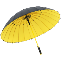 米魁24骨长柄伞车用带雨伞加大伞面加厚加固自动太阳伞大雨伞