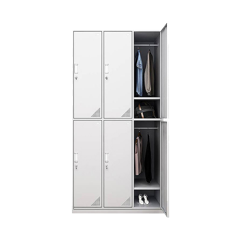 奇桄烁钢制衣柜六门台