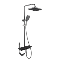 金牌卫浴GOLD全铜枪灰花洒陶瓷阀芯淋浴带喷枪KA(含安装)KA05802