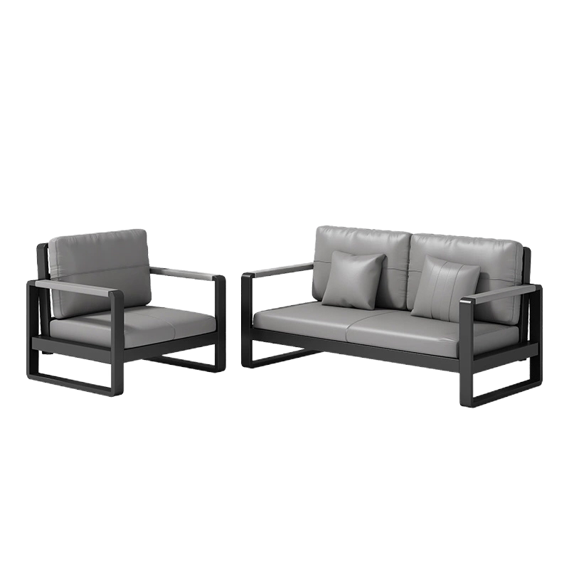 班龙办公沙发2+1灰色套