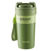 苏泊尔保温杯500ml抗菌内胆保冷杯旷野绿KCV50AB10