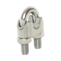 铂利越达 不锈钢钢丝夹头U型夹绳扣 M22 个