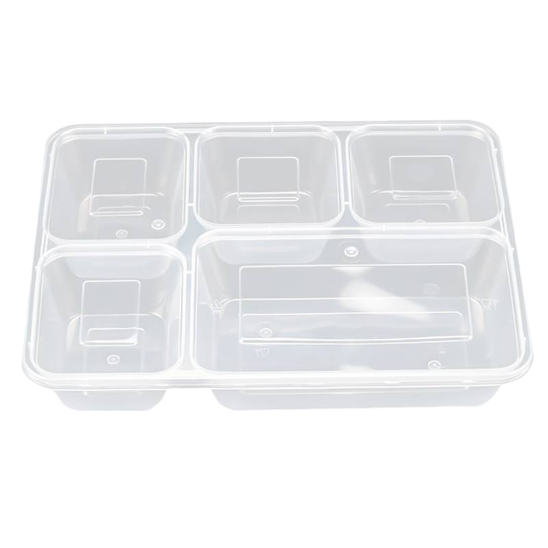 一次性餐盒 五格 个