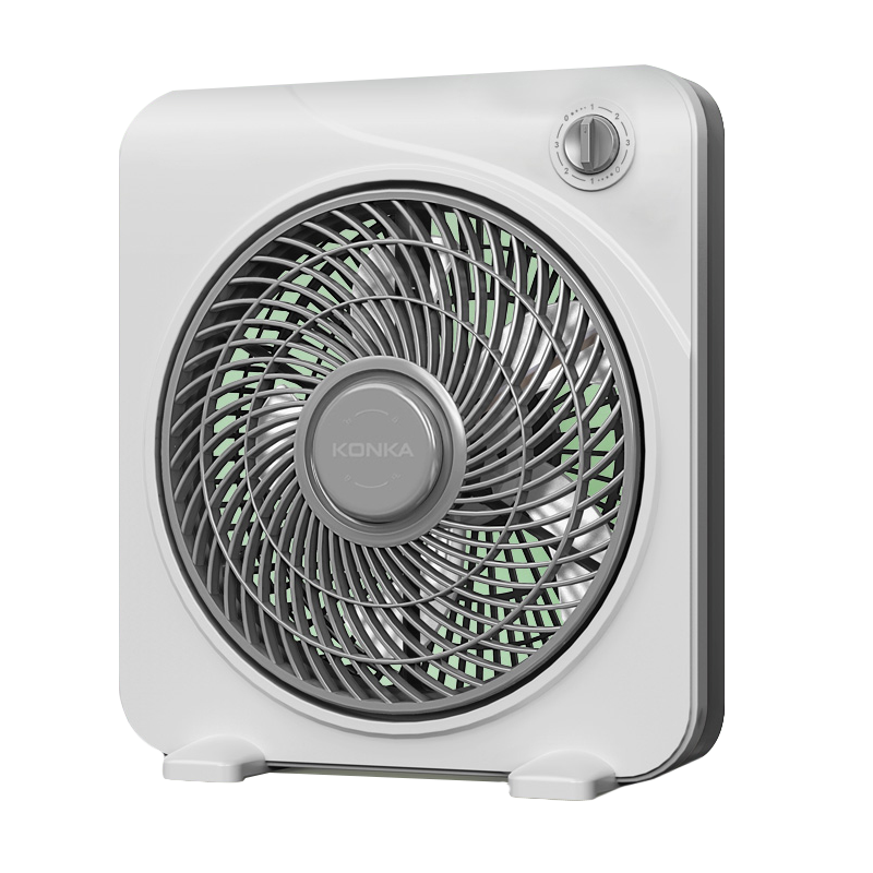 康佳(KONKA)电风扇台式家用转页扇学生桌面床上用小型宿舍电扇 7.5H定时加高加大遥控款大风力延长线