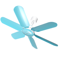 志高(CHIGO)小吊扇宿舍床上蚊帐学校卧室小型家用电风扇非大风力 湖蓝升级款2米延长线⭐