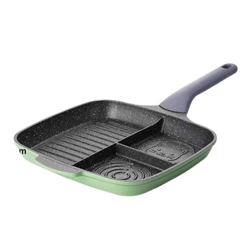 炊大皇(COOKER KING)三合一早餐锅多格煎锅煎蛋蛋饺煎牛排锅平底分隔