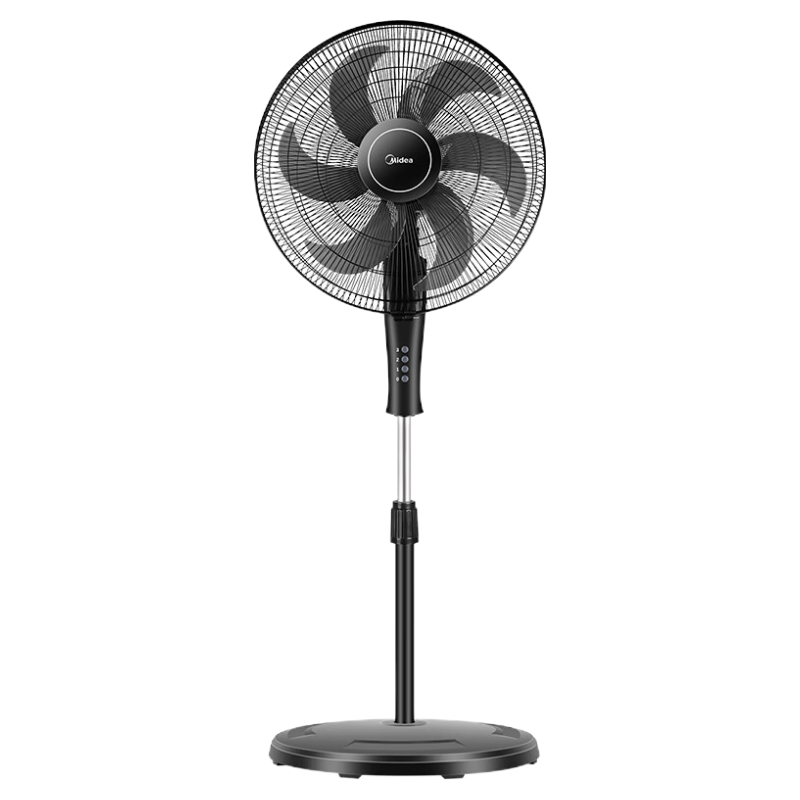 美的(Midea)电风扇家用落地扇18吋商用工业工厂车间网吧宿舍可升降立式摇头大风力强力电扇 FS45-22N[18寸6