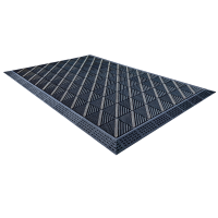 易企采 三刷红色 商用门口地垫户外脚踏垫防滑垫耐磨脚垫地毯蹭土垫门厅蹭脚垫 单位:平方