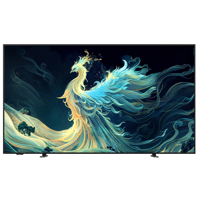 雷鸟 55英寸超薄壁纸无缝贴墙27.9mm一体化机身4K144Hz艺术电视55S585C Slim