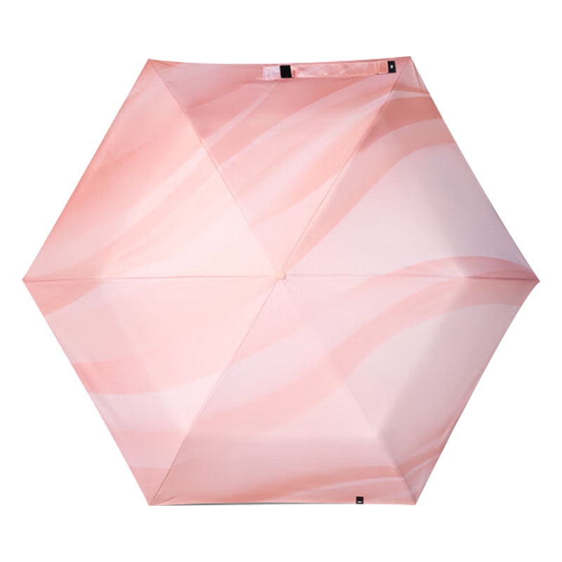 蕉下防晒伞防紫外线三折黑胶超薄随行晴雨伞DT396(颜色随机)