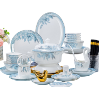 耀豪坤 骨瓷餐具套装60件套 YHLQ-60E/套